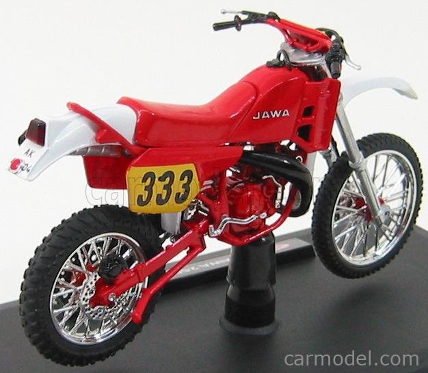 ABREX 118M 003 Scale 1 18 JAWA 250 N 333 CROSS ENDURO 1987 RED