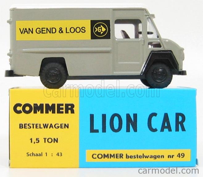 Lion Car Lion Scale Commer Ton Van Van Gend Loos