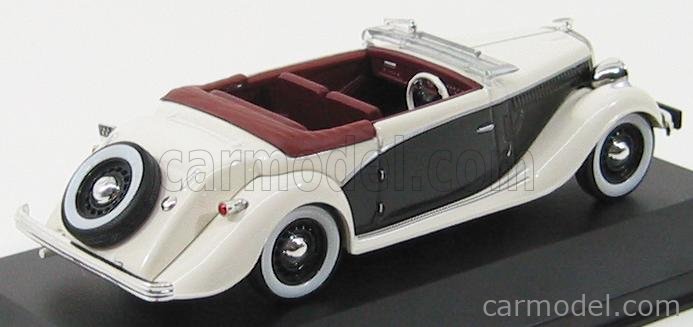 Edicola Cde Scale Salmson S E Cabriolet White Blaclk