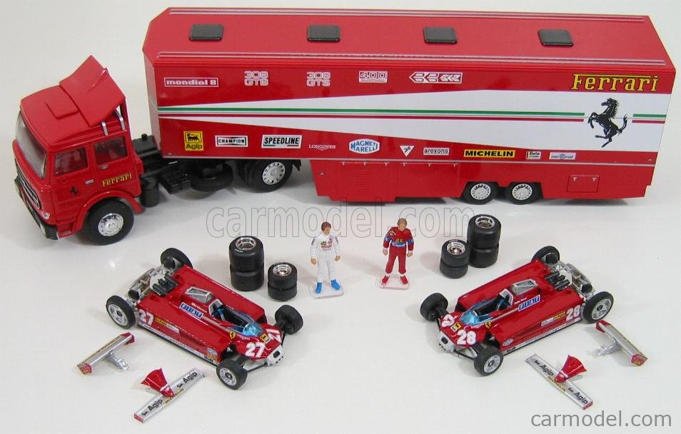 Brumm Oldcars Rts G Escala Ferrari Fiat Truck Car