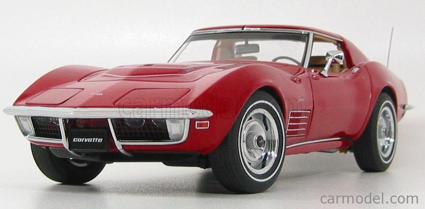 AUTOART 71172 Scale 1 18 CHEVROLET CORVETTE SPIDER 1970 RED