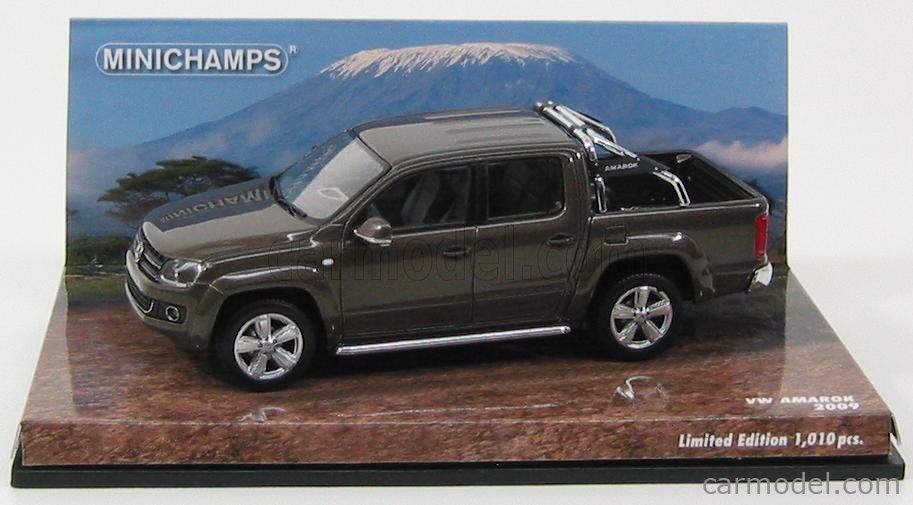 Minichamps Scale Volkswagen Amarok Pick Up Brown Met