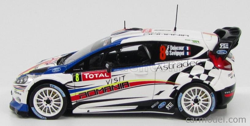 SPARK MODEL S3343 Scale 1 43 FORD ENGLAND FIESTA RS WRC N 8 6th RALLY