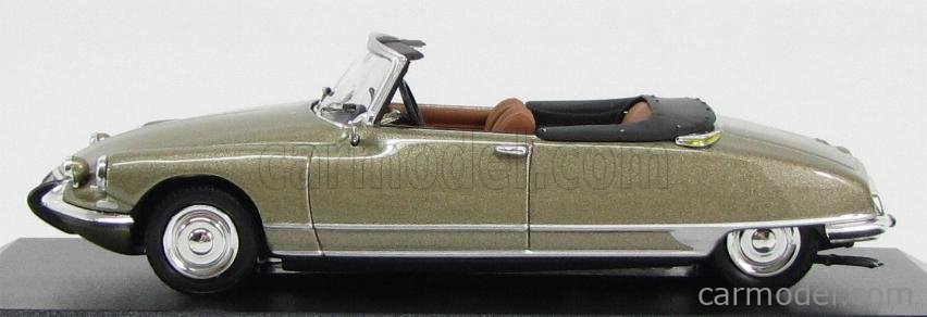 Norev Echelle Citroen Ds Cabriolet Gold Met