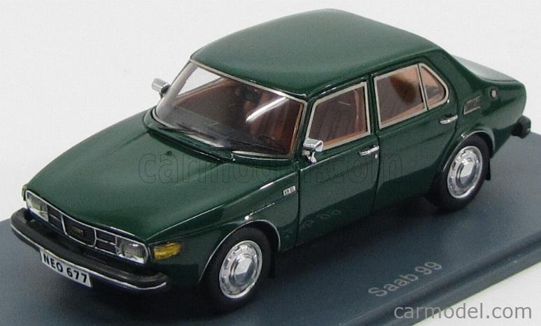 Neo Scale Models Neo Escala Saab Green