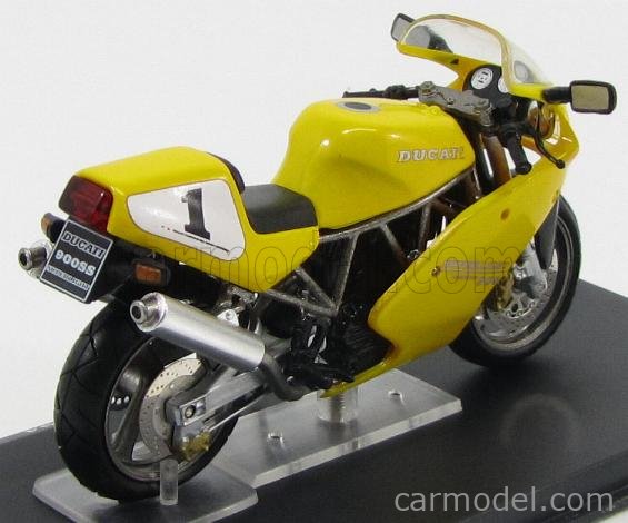 EDICOLA Scale 1 24 DUCATI 900 SUPERLIGHT N 1 1994 YELLOW