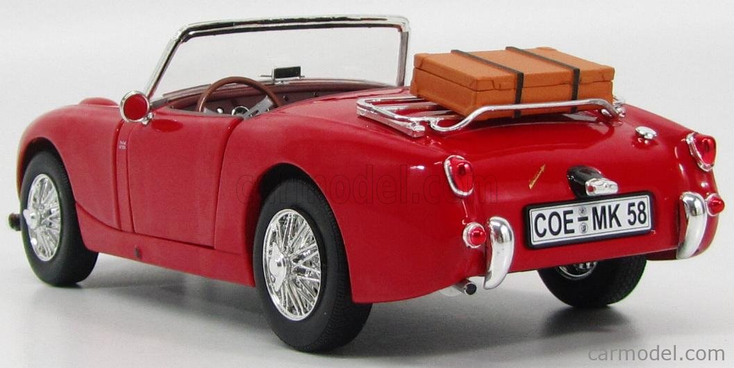 Revell R Scale Austin Healey Sprite Frogeye Spider Red