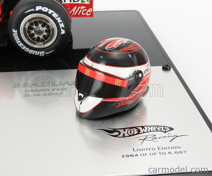 Mattel Hot Wheels M Scale Ferrari F F N Brazilian Gp Kimi Raikkonen Oct