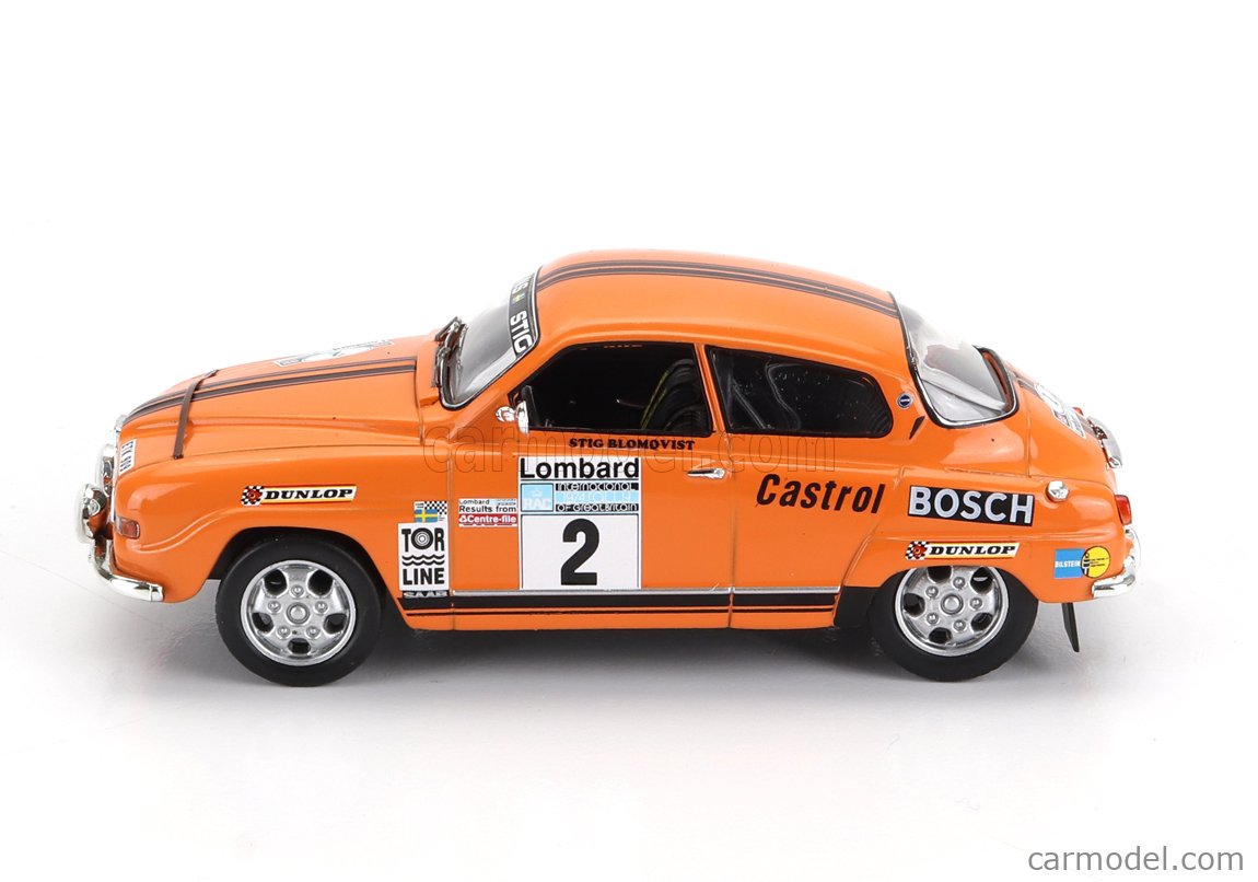 IXO MODELS RAC232 Scale 1 43 SAAB 96 V4 N 2 2nd RALLY RAC 1974 HANS