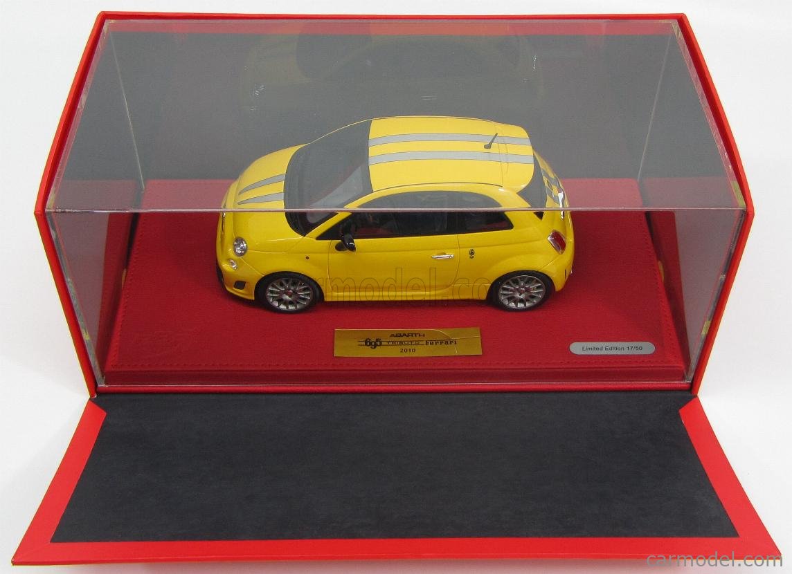 BBR MODELS BLM1813B VET Scale 1 18 FIAT NUOVA 500 ABARTH 695 TRIBUTO