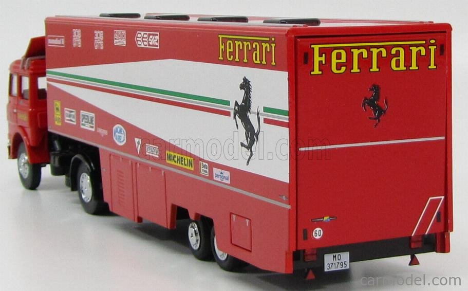 BRUMM OLDCARS TS01 Escala 1 43 FERRARI 170 TRUCK CAR TRANSPORTER 1981