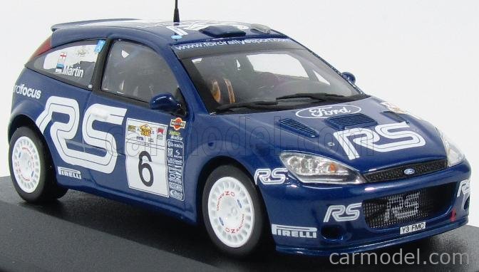 MINICHAMPS 430028906 Scale 1 43 FORD ENGLAND FOCUS RS WRC N 6 RALLY