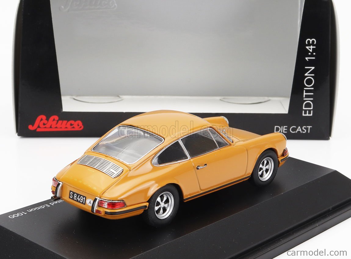 Schuco Masstab Porsche S Coupe Ochre