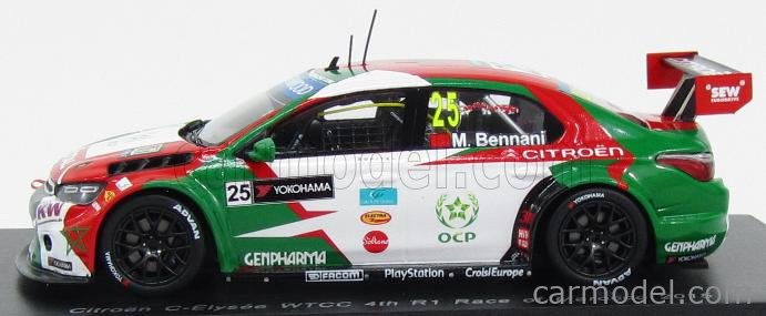 SPARK MODEL S4522 Scale 1 43 CITROEN C ELYSEE WTCC N 25 4th R1 RACE