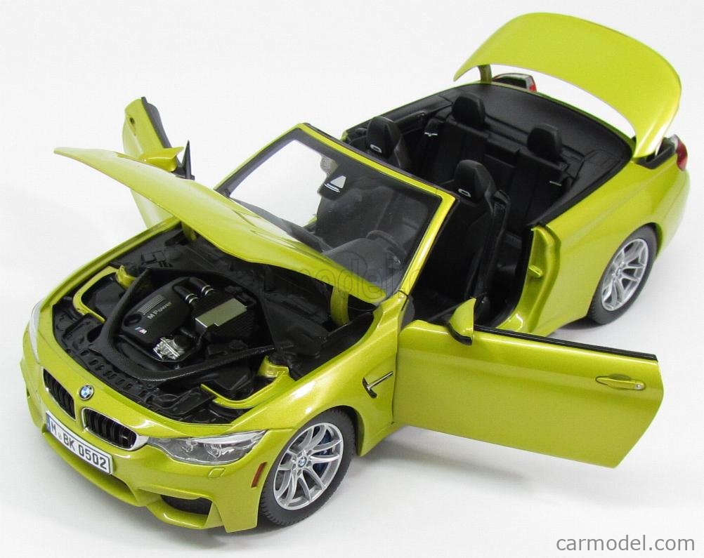 PARAGON MODELS 80432339611 Escala 1 18 BMW 4 SERIES M4 CABRIOLET F33