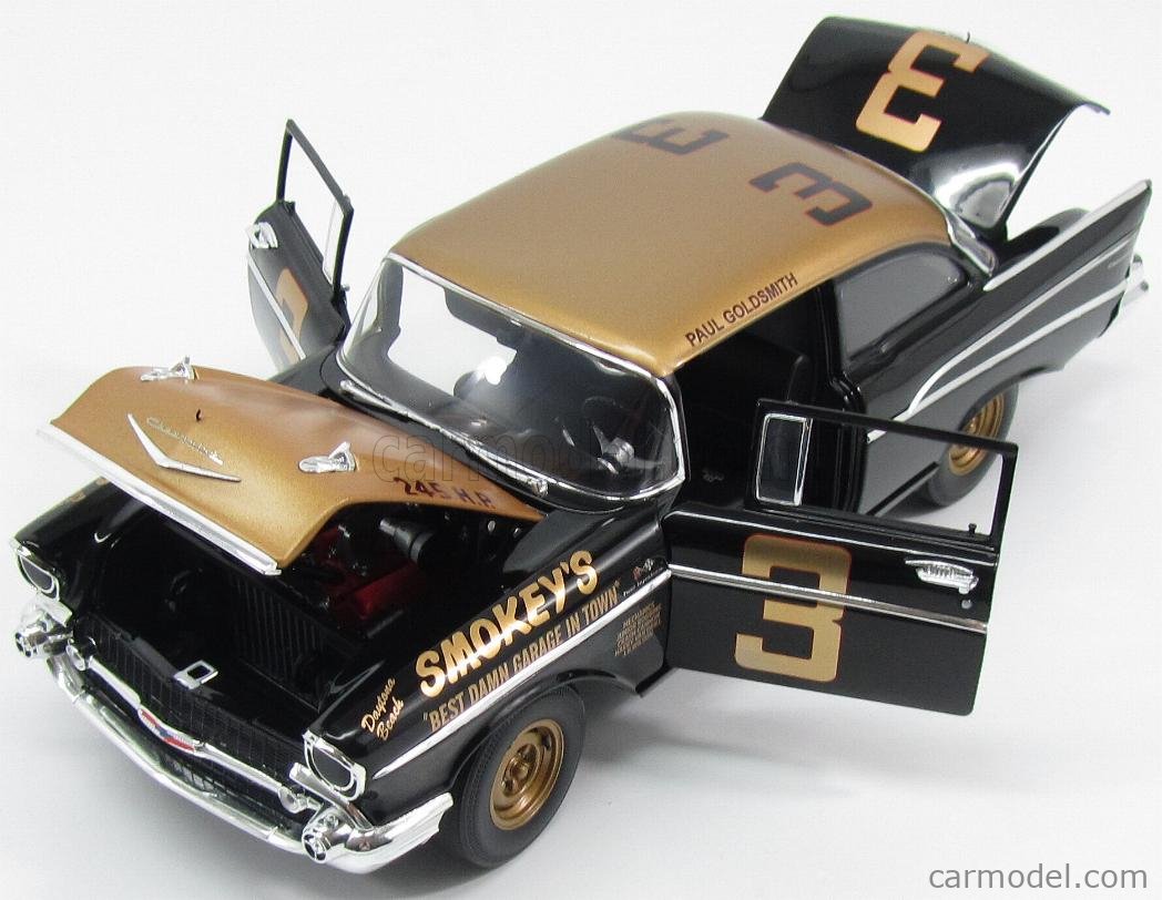 ACME MODELS A1807001 Scale 1 18 CHEVROLET BEL AIR SMOKEY S N 3 STOCK