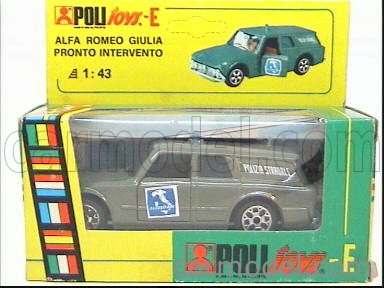 Politoys Polistil E Scale Alfa Romeo Giulia Sw Polizia