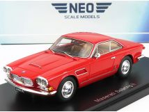 fas DIE CAST 1:43 Model Maserati Collection 100 Years 200 SI Red Modellino 
