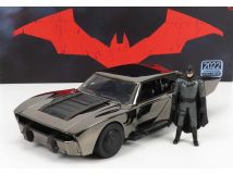 MATTEL HOT WHEELS GRL75-DMC55 Scale 1/64  BATMAN BATMOBILE 2022 - THE  BATMAN MOVIE MATT BLACK