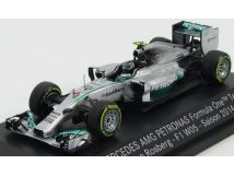 OPO 10 - Miniature car Formula 1 1/43 Compatible with Mercedes F1 W05  Hybrid - Lewis Hamilton - 2014 - F1 FD014