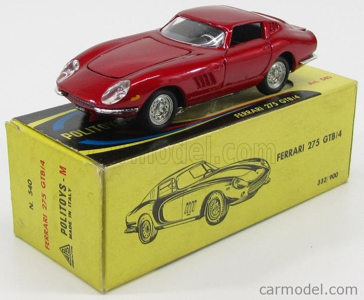 Politoys 1:43 - Miniatura De Carro - M13 Ferrari 512S Concept Berlinetta Pininfarina Orange Black