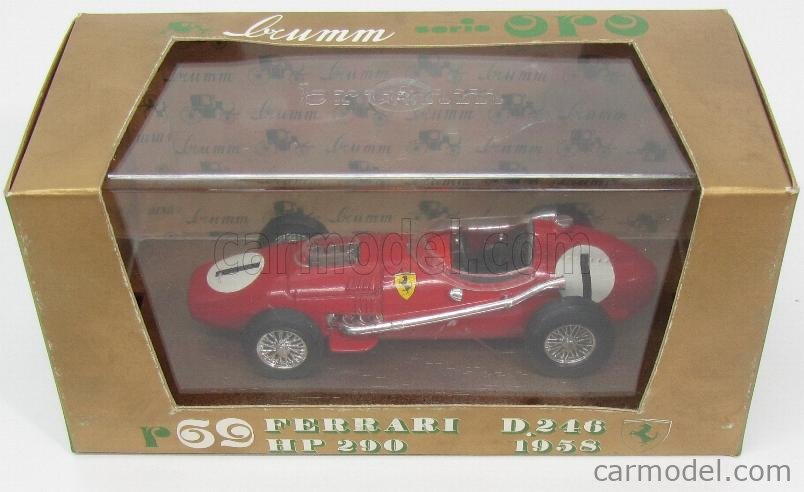 BRUMM R069-OLD Masstab: 1/43 | FERRARI F1 DINO 246 GP GB 1958 N 1