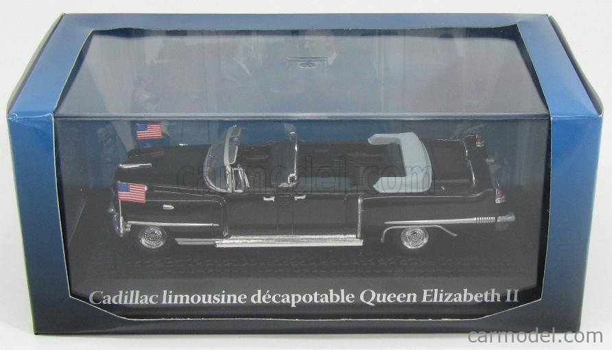 Cadillac Limousine Decapotable De Gaulle Eisenhower 1959 Black 1:43 Model 