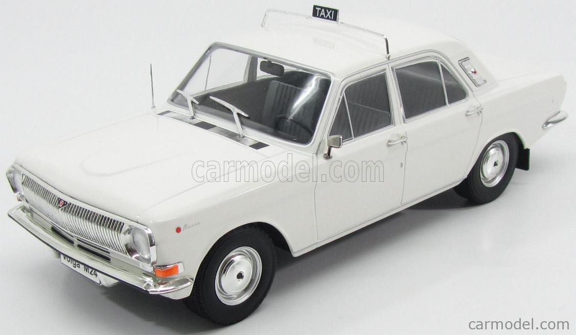 Wolga M24 1972  Taxi 1:18 MCG weiss 