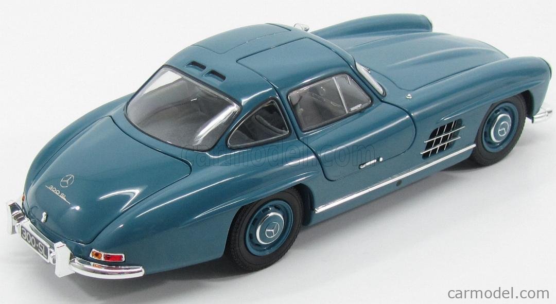 Minichamps 1/18 Mercedes-Benz 300 SL Roadster W198 Bleu Métallisé (Réf 180 039042)
