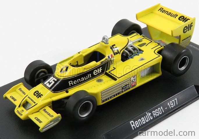 1977 Formula 1 Jean-Pierre Jabouille F1  RENAULT RS01 1:43 Scale