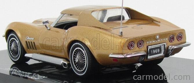 Riverside Gold 1/43 Scale model 1969 Corvette Coupe 