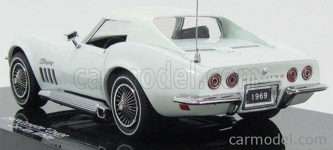 Can-Am White 1/43 Scale model 1969 Corvette Coupe 
