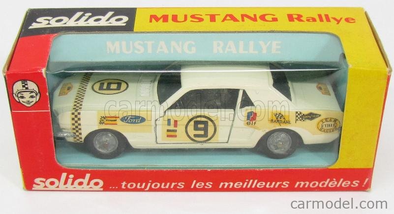 Solido 1/43 - Ford Mustang Rallye Monte Carlo 1967 Ref 147 - Jeux & Jouets