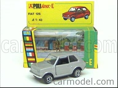 POLITOYS POLISTIL E40 Echelle 1/43 | FIAT 126 SILVER
