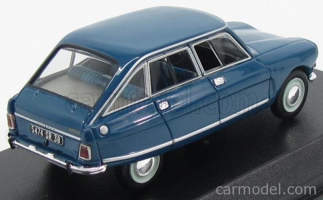 Modèle Réduit Citroën Ami 8 Club 1970 - échelle 1/43 - Marque Norev - Couleur Jaune - Neuf