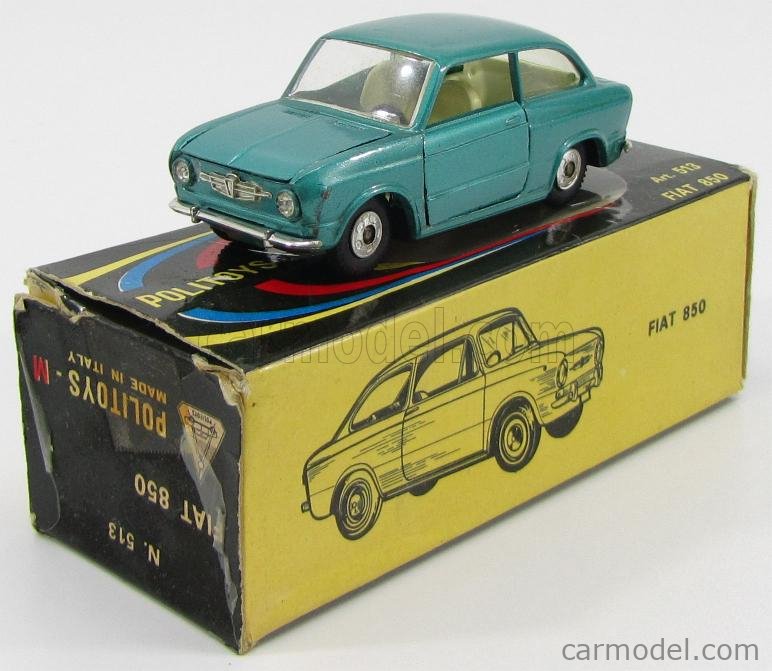 POLITOYS POLISTIL POLMS513 Scale 1/43 | FIAT 850 1964 GREEN MET