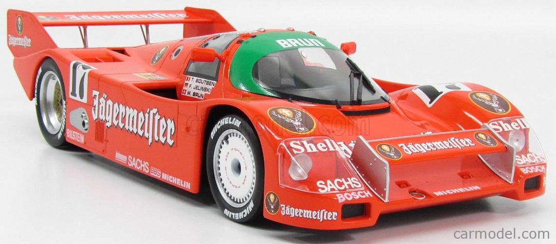 PORSCHE - 962C JAGERMEISTER N 17 1000km SPA 1986 T.BOUTSEN - F.JELINSKI -  W.BRUN