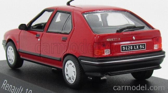 NOREV 1/43 Renault 19 Red 1989 