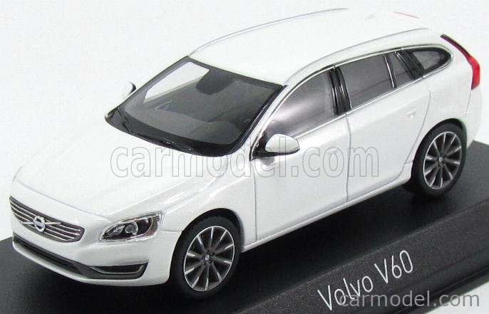 Volvo V60 Kombi Kristall Weiss Ab Facelift 2013 1/43 Norev Modell Auto mit ode..