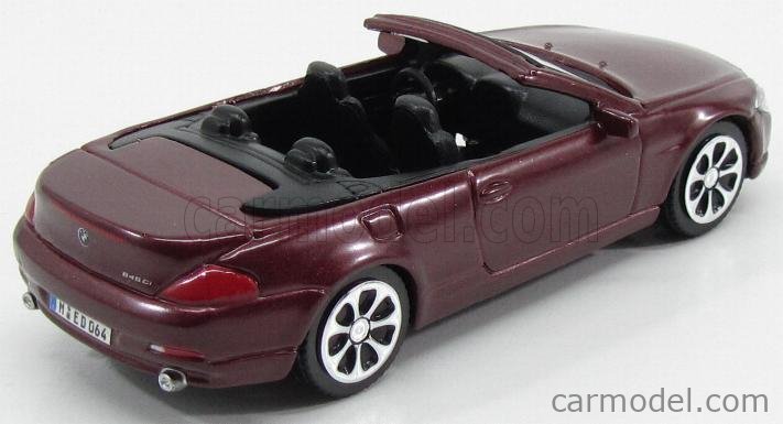 BURAGO 18-30118BO Scale 1/43 | BMW 6-SERIES 645Ci CABRIOLET