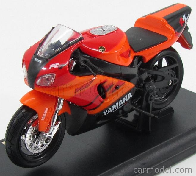 MAISTO 334OR Scale 1/18 | YAMAHA YZF-R7 1995 ORANGE RED