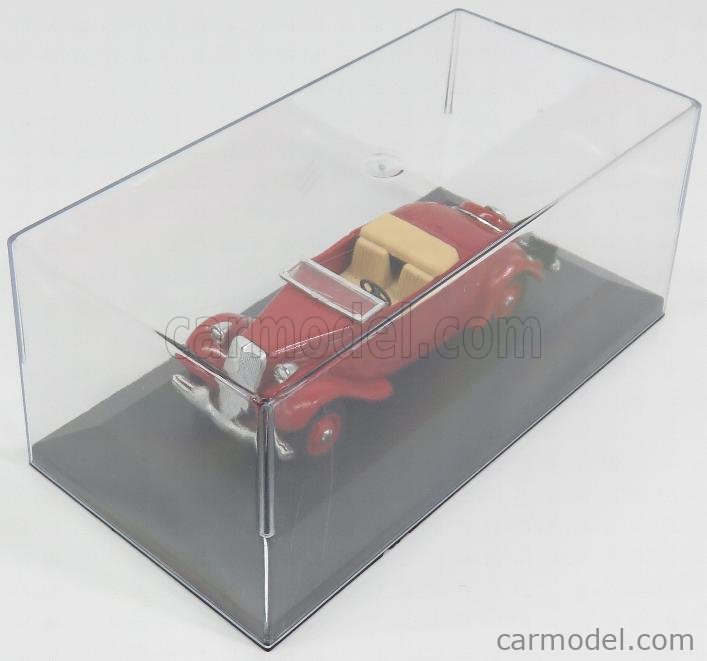 Modèle Réduit Eligor 1/43 Citroën Traction Avant Cabriolet 1938 Rouge – Occasion, échelle Précise, Métal