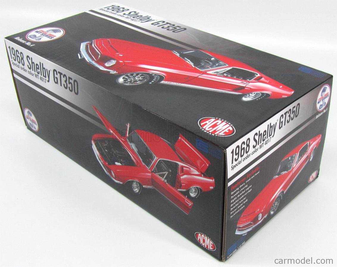 Acme Models 1801808 Echelle 118 Ford Usa Mustang Shelby Gt350 Coupe