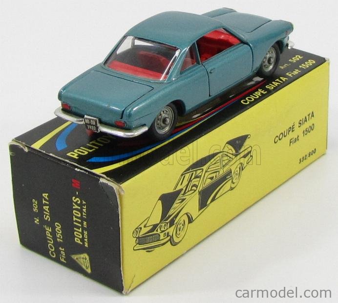 A2 1:43 URSS CCCP COPIE RUSSE POLITOYS FIAT SIATA 1500 VERTE N COMME NEUVE