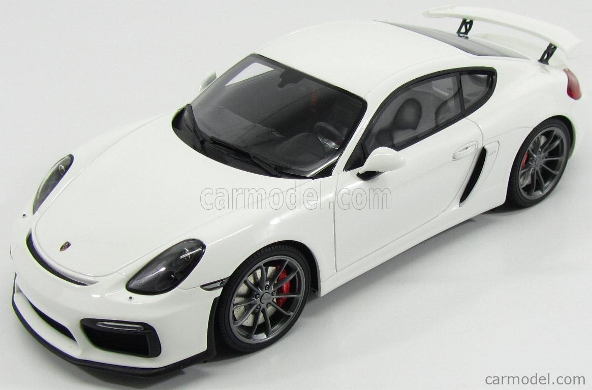 GT-SPIRIT GT111 Scale 1/18 | PORSCHE CAYMAN GT4 COUPE 2015 WHITE