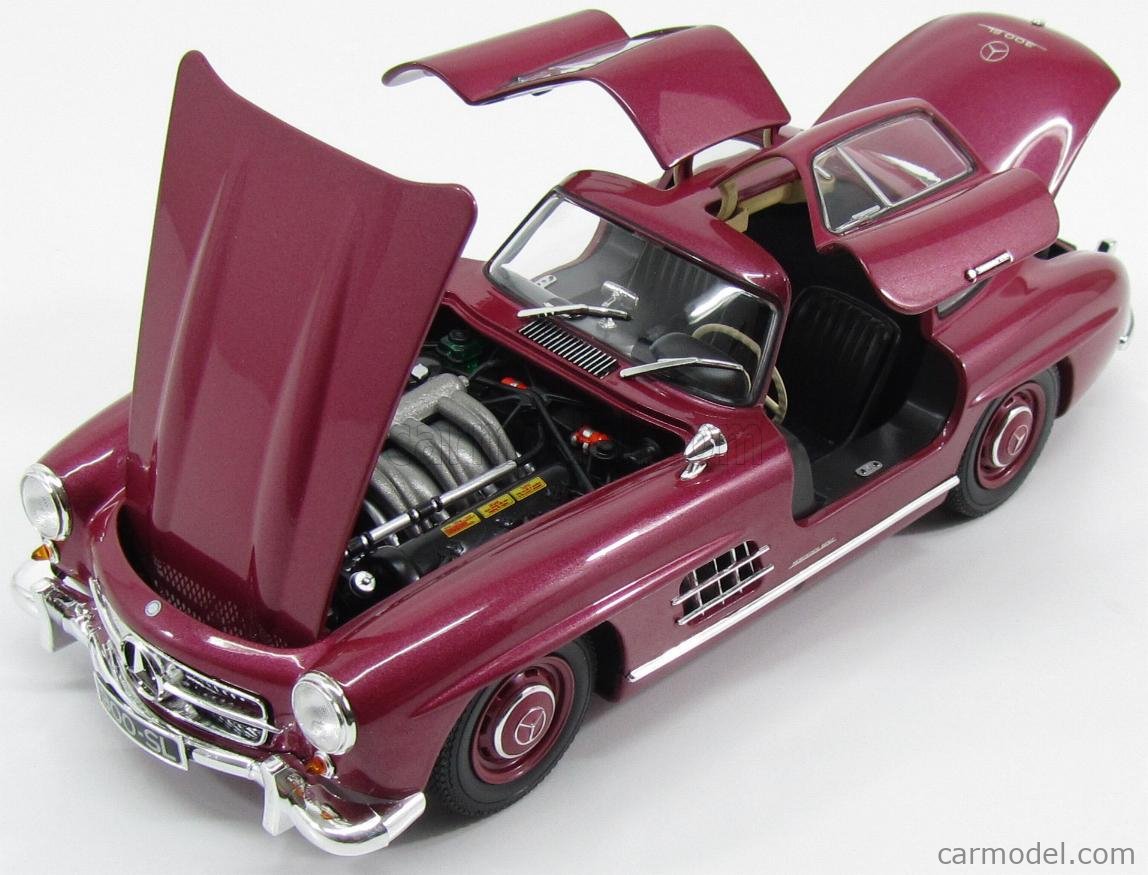 MINICHAMPS 180039008 Scale 1/18 | MERCEDES BENZ 300 SL GULLWING (W198 ...