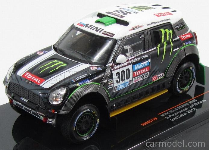 Mini All 4 Racing Rally Dakar 2014 Peterhansel 1:43 IXO MODEL CAR RAM577P