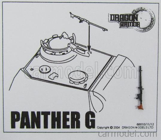 DRAGON ARMOR 60011 Masstab: 1/72 | SD.KFZ PANTHER-G TANK 171