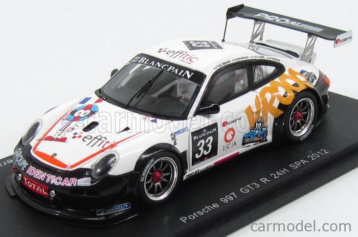 SPARK-MODEL SP118 Scale 1/43 | PORSCHE 911 997-2 GT3 R BLANCPAIN N 33 ...