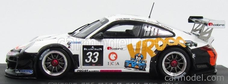 Miniature Porsche 911 997-2 Rallye Total Pikes Peak 2012 - Spark échelle 1:64, Neuve
